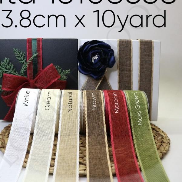 

Pita 15108638 ±3.8cm x 10 Yard - Ribbon - Goni - White