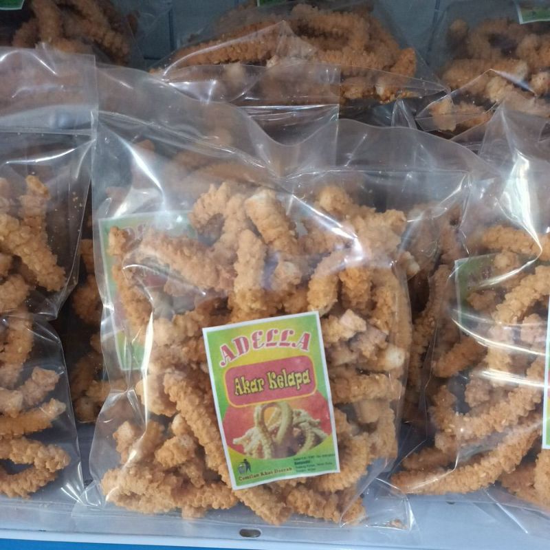 

Ready Medan,kue akar kelapa manis 180 gr