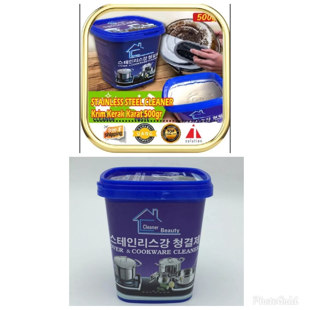 ( BISA COD ) PROMO KRIM PEMBERSIH PANCI DAN TEFLON NODA GOSONG STAINLESS SERBAGUNA / KOREAN CLEANER COOKWARE / PEMBERSIH KERAK PANCI / PEMBERSIH KERAK NODA 100% AMPUH ORIGINAL / KRIM PEMBERSIH KERAK / PEMBERSIH KARAT