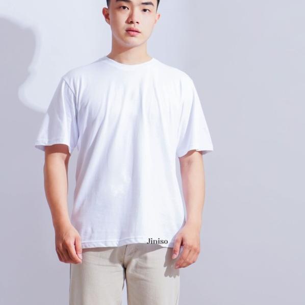 JINISO T-Shirt Oversize Tee | Kaos Pria - KHAKI, M