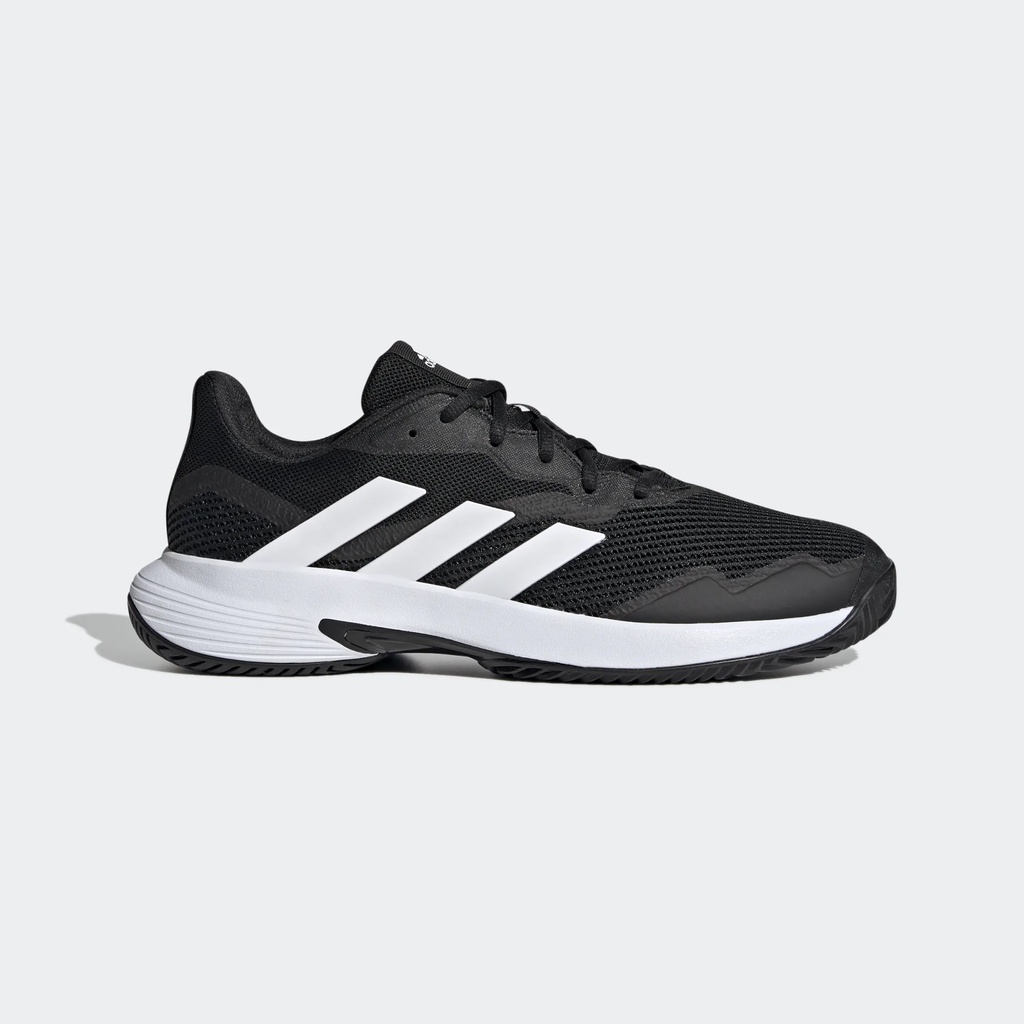 Sepatu Tenis Pria Adidas Courtjam Control Hitam Putih