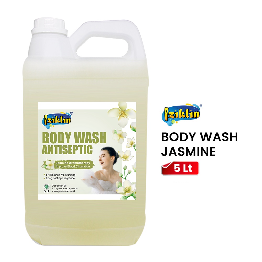 Jual Iziklin Body Wash Antiseptic Jasmine 5 Liter Shopee Indonesia