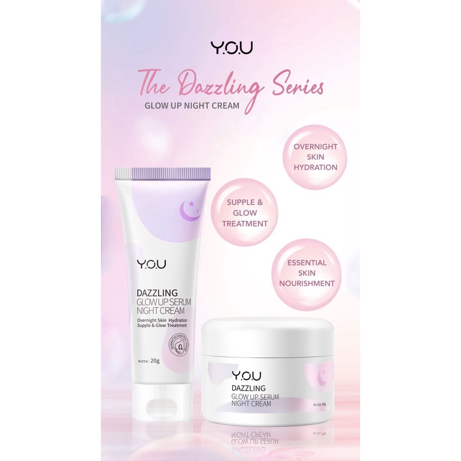 PAKET SKINCARE YOU THE DAZZLING GLOW UP SERIES Y.O.U