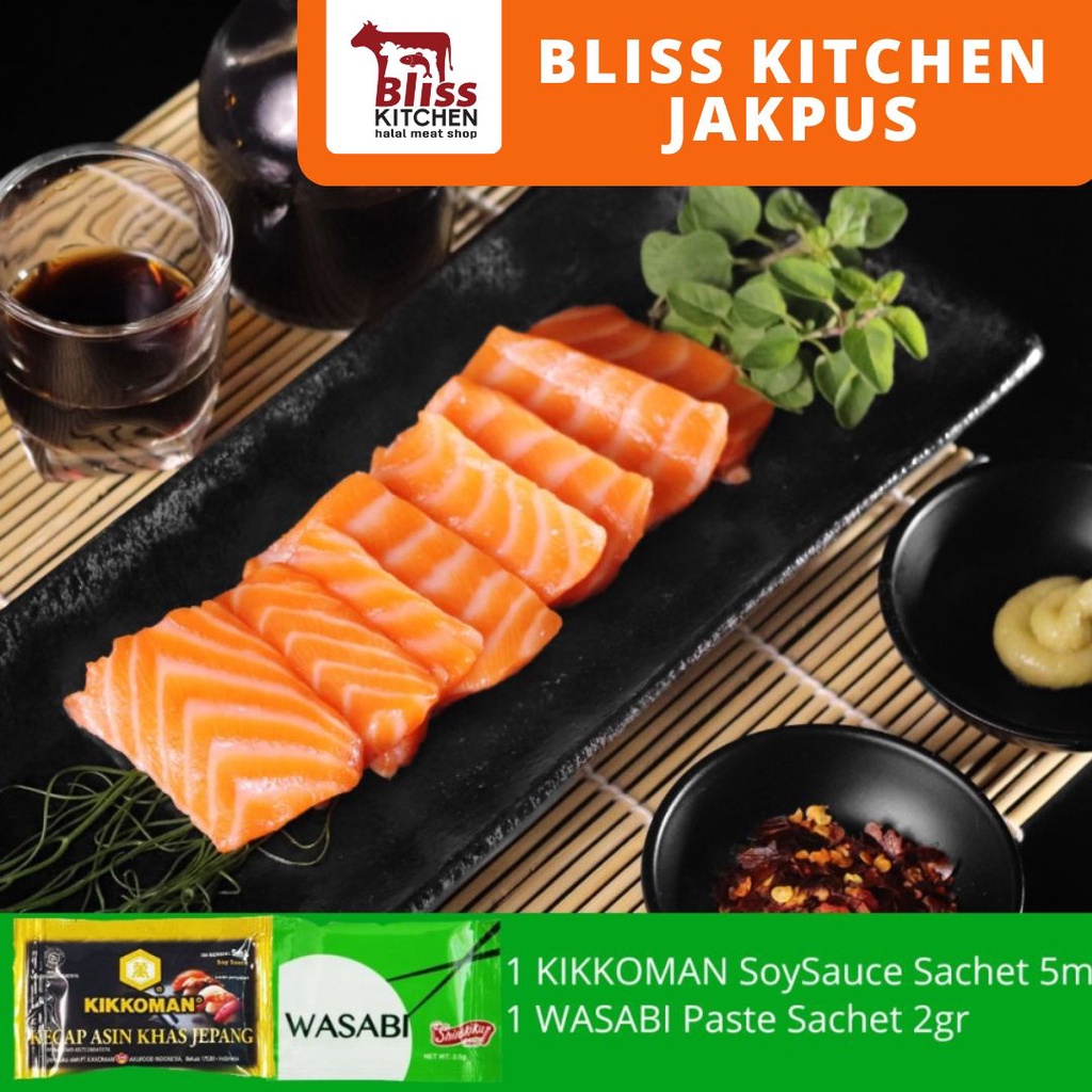 

Fresh Norwegian Salmon Sashimi / Sashimi Salmon Norway 250gr