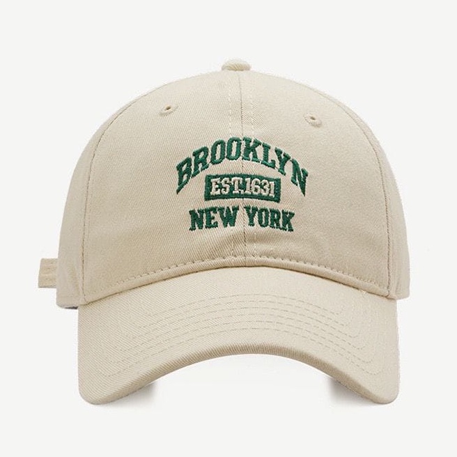 Topi Unisex Cap Hat Soft Material Bordir Brooklyn New York Baseball terbaru 2022