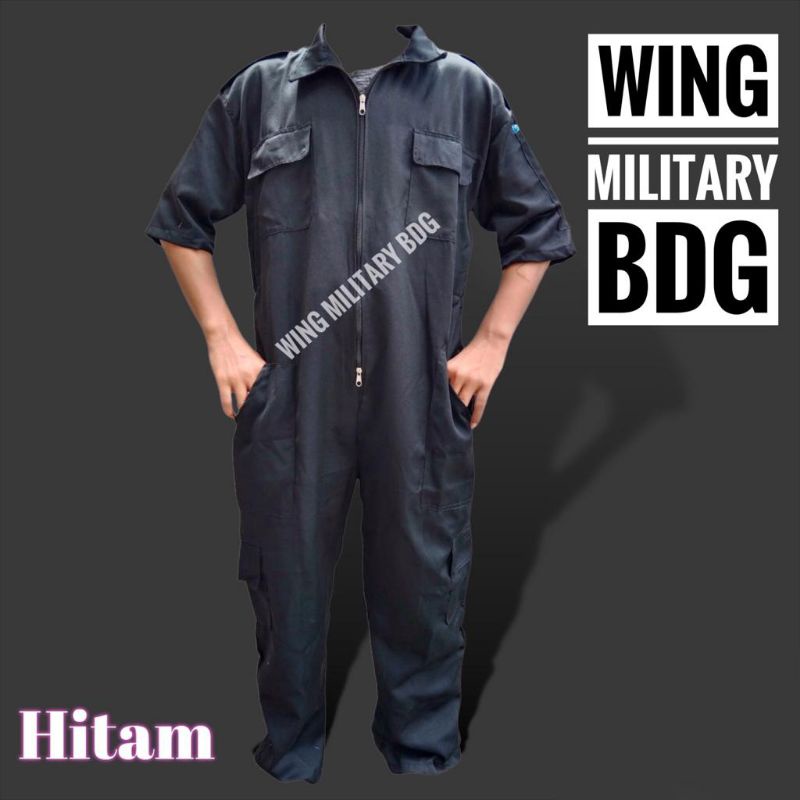 katelpak wearpack lengan pendek/coverall baju bengkel termurah