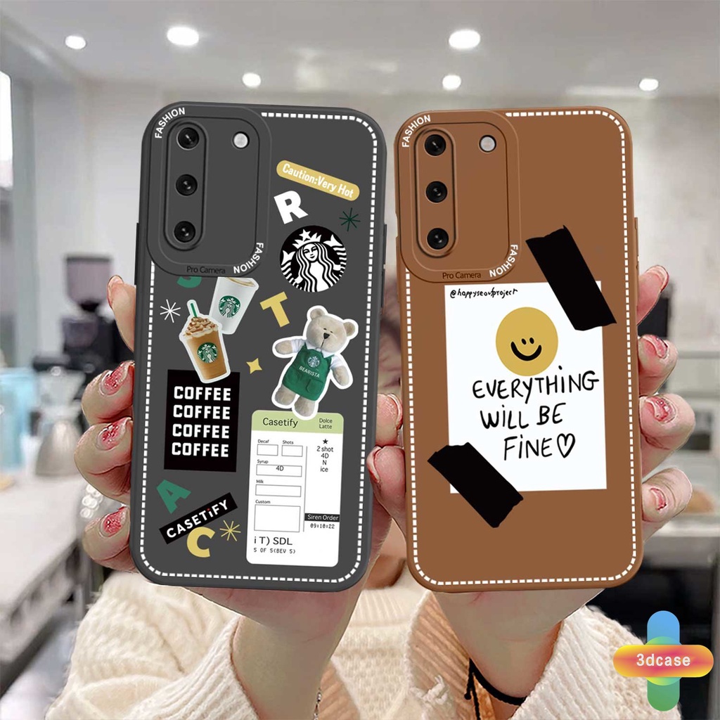 Soft TPU Case Samsung A32 A52 A12 A51 A03S A10S A50 A20S J7 Prime A02S A20 A72 A50S A10 A30S A52S A30 M12 M10 M01S A54 A15 A16 A9 A5 Y12 Y20 A12 Starbucks Silicone Case