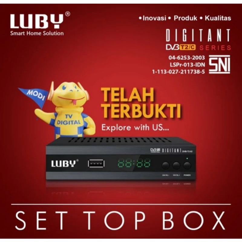 set top box tv digital Luby