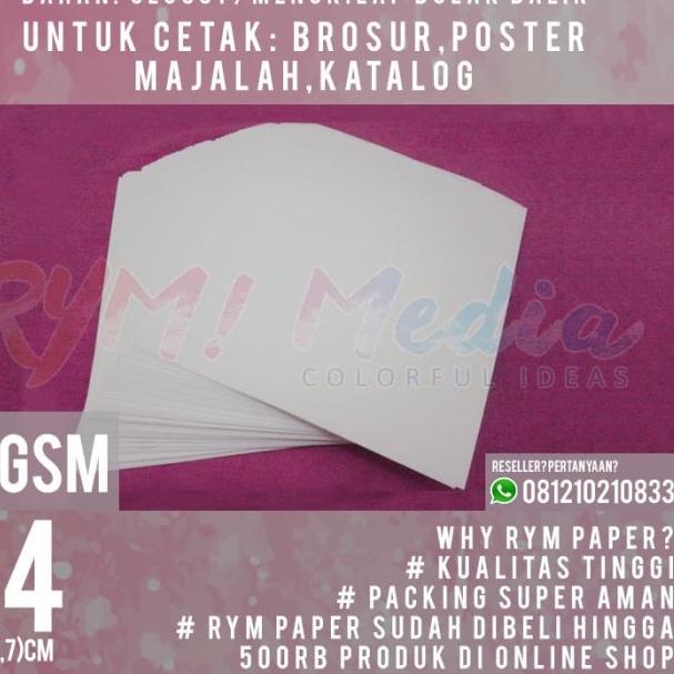 

Kertas Art Paper 120gsm A4 (1 Rim/500 lembar)