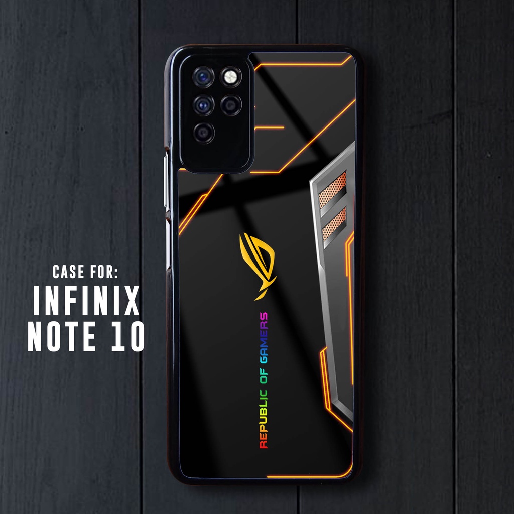 Case INFINIX NOTE 10 - Casing INFINIX NOTE 10 [ ROG ] Silikon INFINIX NOTE 10 - Case Hp - Case Mewah