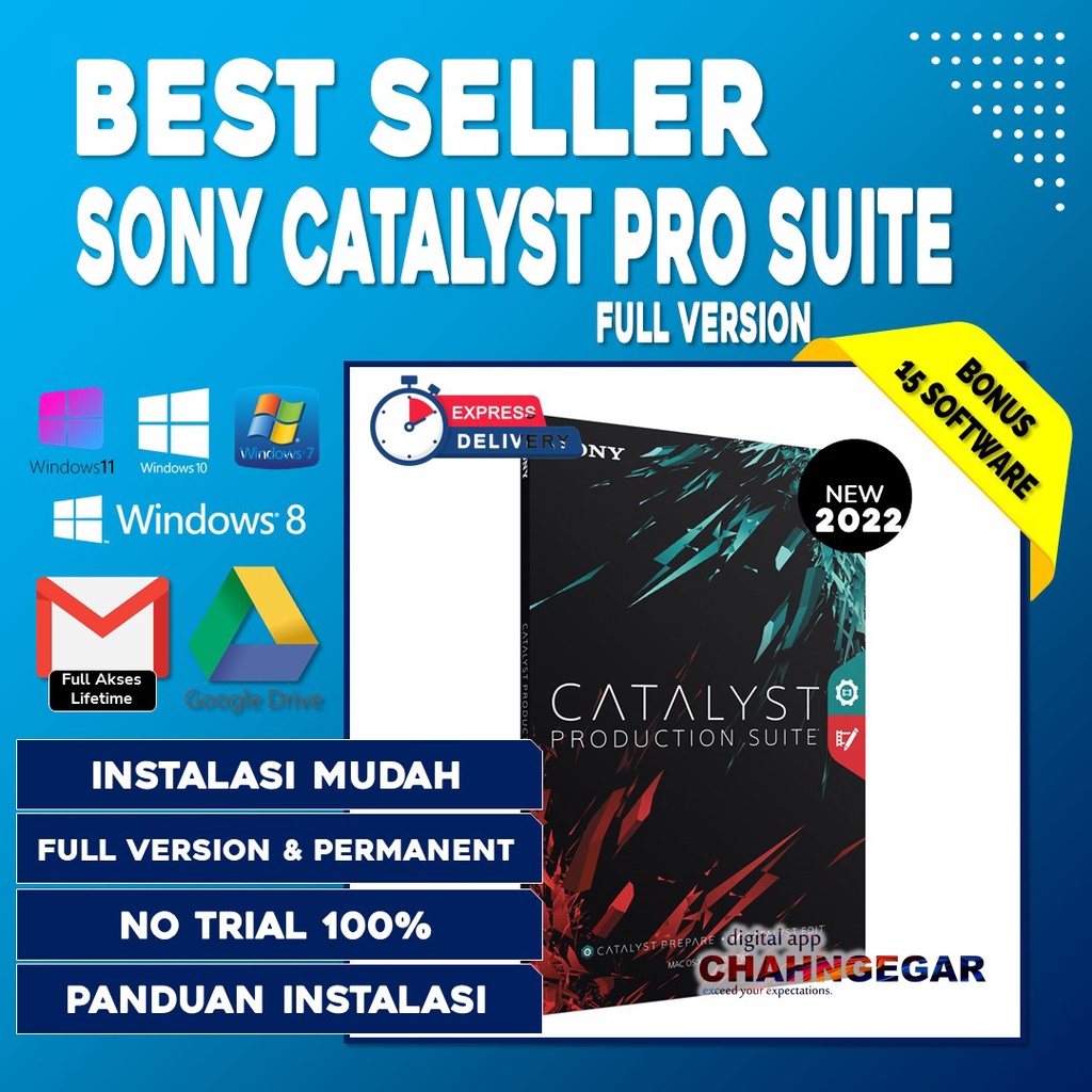 Sony Catalyst Production Suite 2022 Pro Full Version Software Editing Video Profesional