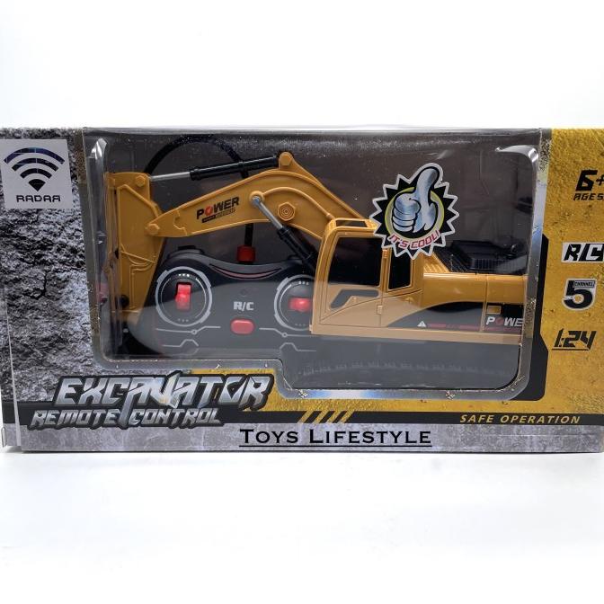 Mainan Anak RC Remote Control Excavator / Remote Kontrol Eskavator