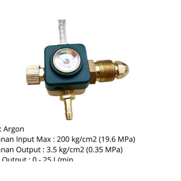 Regulator Las / Regulator ARGON / Regulator Gas Las Argon