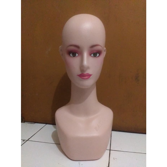 PATUNG MANEKIN wanita ada kepala Setengah Badan Wanita