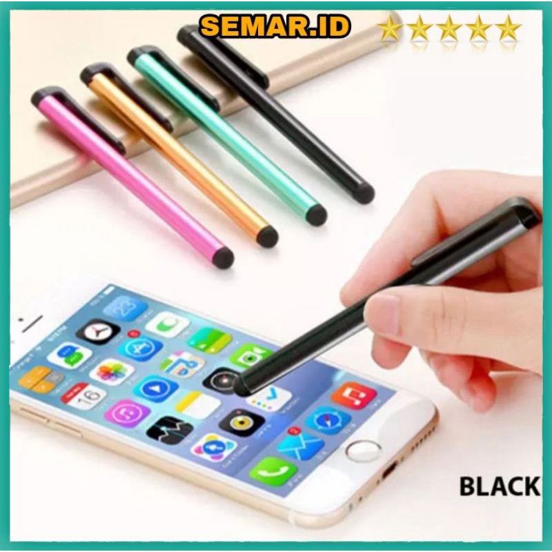 Stylus Aluminium untuk Smartphone &amp; Tablet - B70 - Black