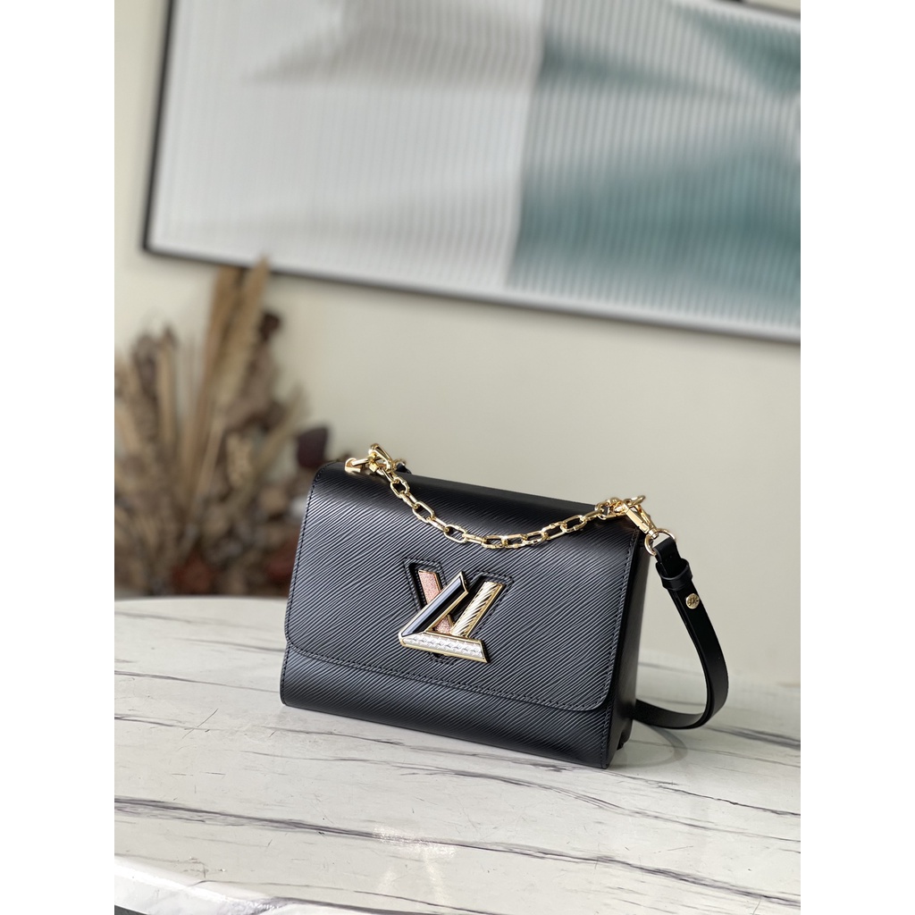 LV overseas top original M21031 black messenger bag