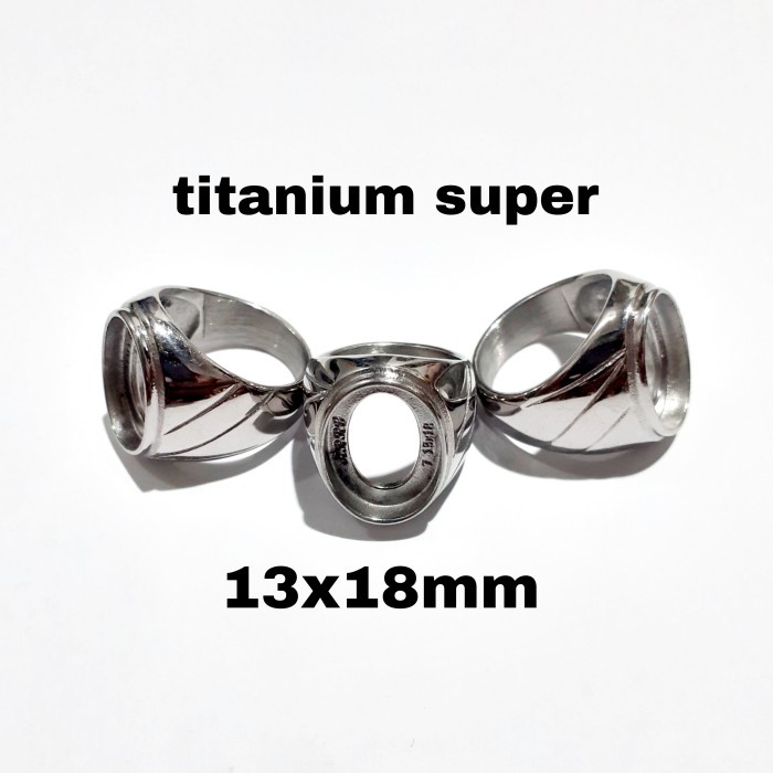 Cincin Ring Emban Titanium Polos - 7