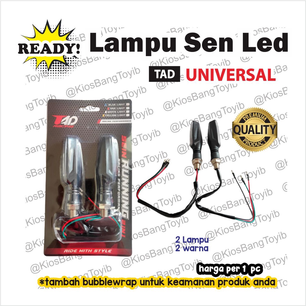 Lampu LED Sen Sein Lidi Running Motor 2 Warna Universal Matic (TAD)