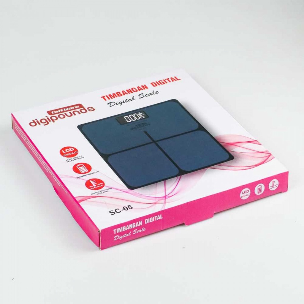 Timbangan Badan Elektronik LCD Display Max 180Kg Akurasi 0.01Gr