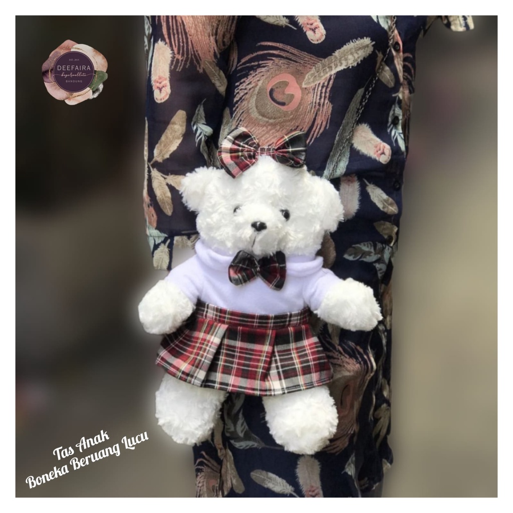 Tas Selempang Boneka Beruang Gm0yy Bahan Lembut Dan Lucu Di Bawa Jalan Jalan