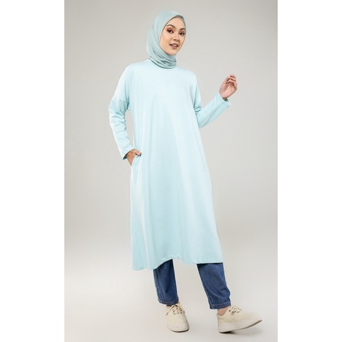 HIJUP BASIC - Long Sleeve Midi Dress / Tunik
