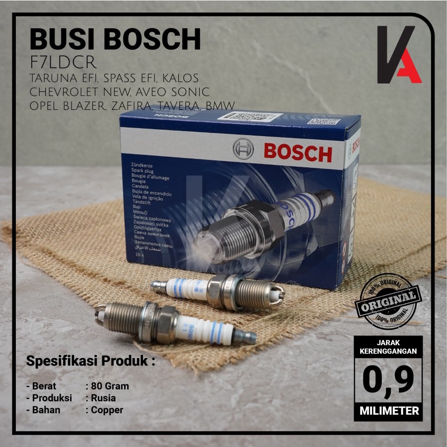 BUSI BOSCH MOBIL TARUNA EFI ESPASS EFI KALOS F7LDCR MADE IN RUSIA ORIGINAL