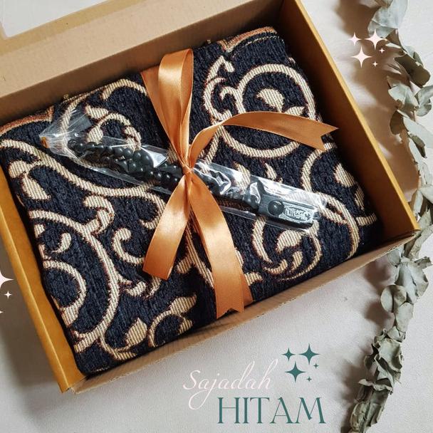 [BS9] SAJADAH TURKI TEBAL S9 PACKING BOX MURAH SOUVENIR KADO TAHLIL - Biru