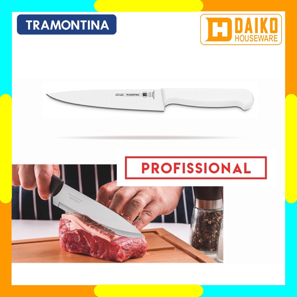 Pisau Daging Tramontina 10 Inch Meat Knife Profissional White