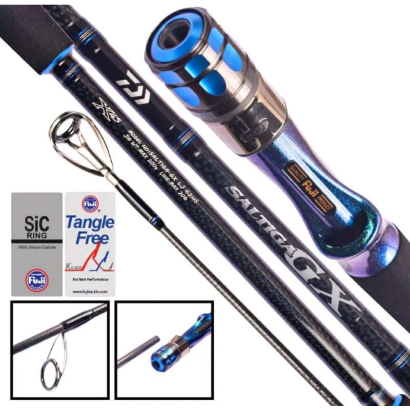 Rod Daiwa Saltiga GX LJ 62HS & 62MHS| Rod Spinning | Light Jigging