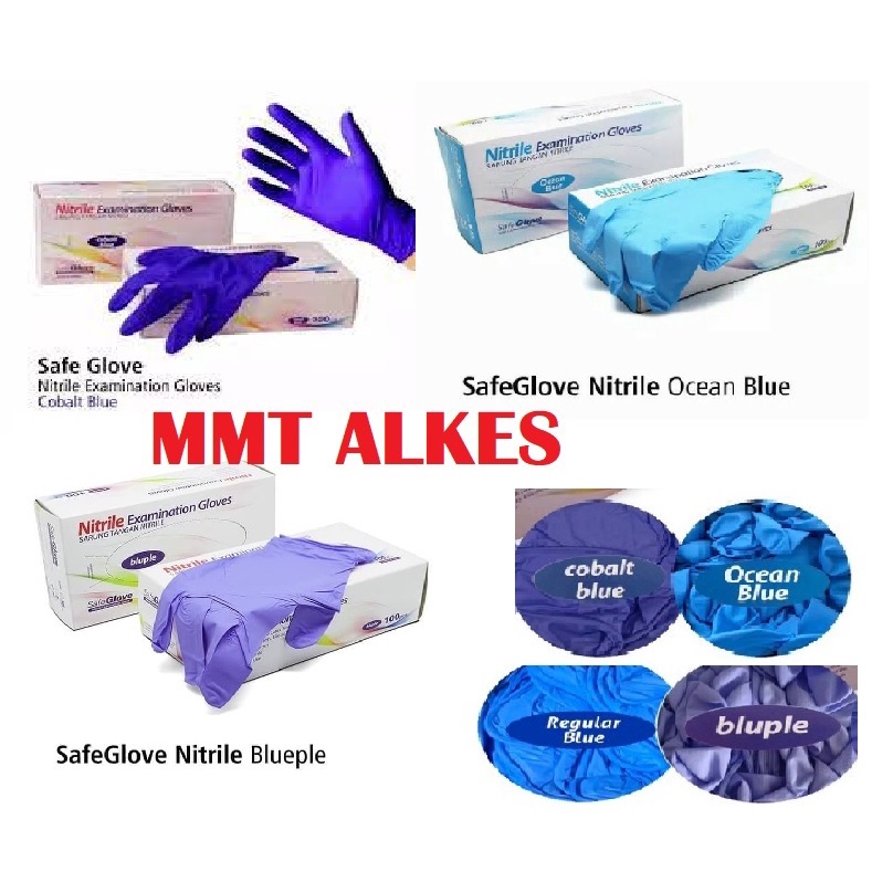 Sarung tangan Nitrile safeglove / handsoon nitril / safeglove nitril