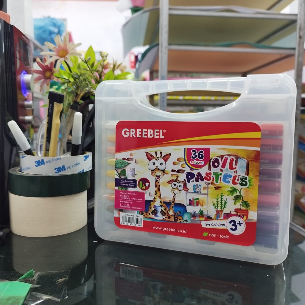 

Oil Pastel / Crayon Greebel 36 Warna