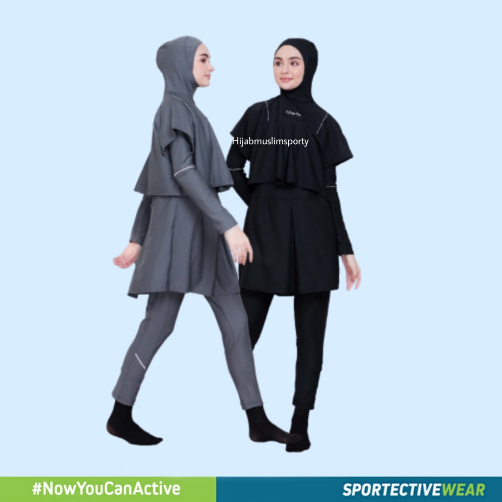 Damla Swimwear Baju renang wanita perempuan muslim muslimah dewasa syari hijab bolero Sporte DAMLA