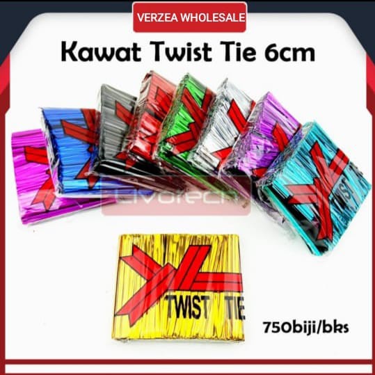 

`````````] Kabel ties twist tie kawat pengikat ikat permen lolipop bingkisan ulta