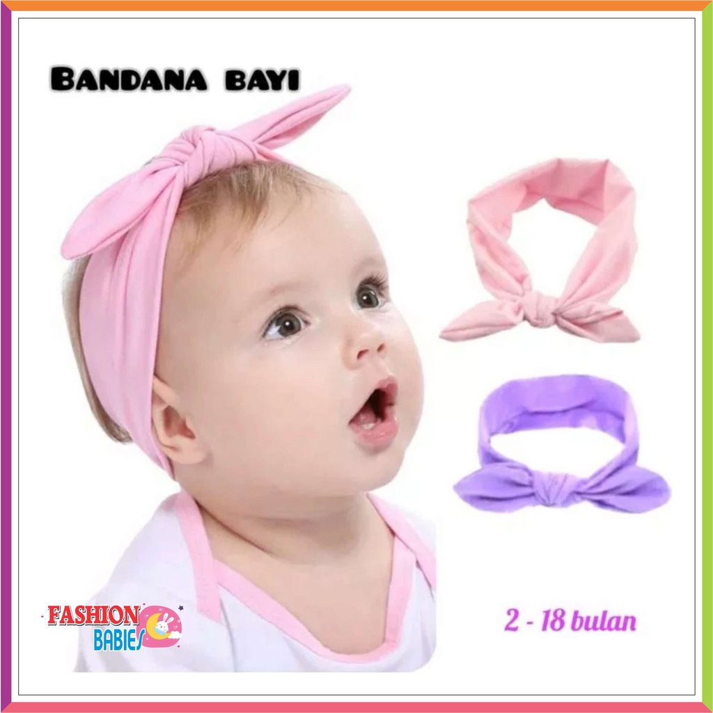 BANDANA KELINCI BAYI - RABBIT HEADPIECE BABY ❤ Fashionbabies ❤