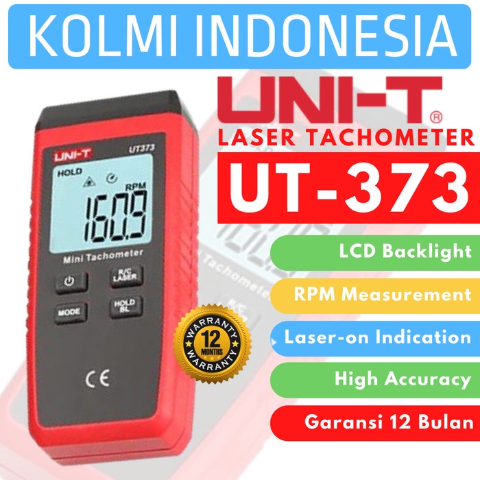 UNI-T Mini Digital Laser Tachometer Odometer Non Contact UT373