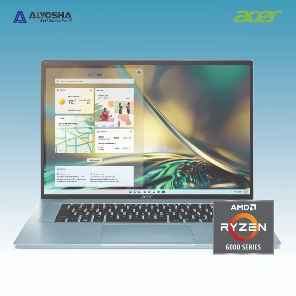 Acer Swift Edge 16 inch Laptop OLED [AMD RYZEN 7 6800U/16GB/1TB SSD/16' 4K OLED/W11+OHS 2021]