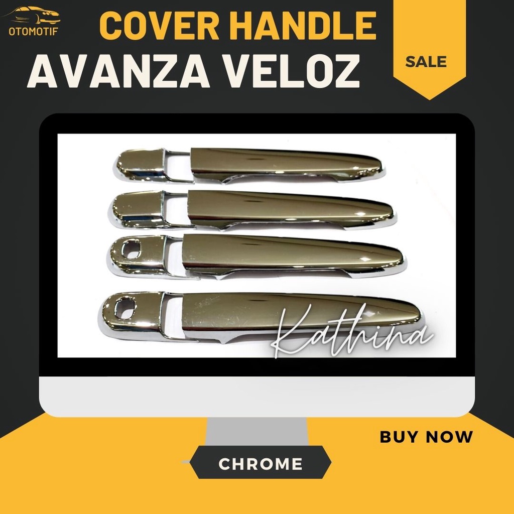 Cover Handle Pegangan Pintu Mobil Avanza Veloz Chrome