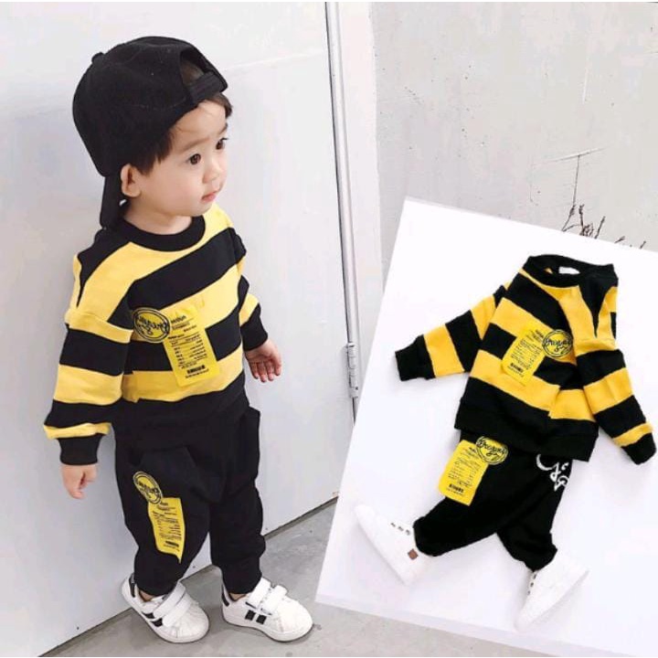 COD/PROMO SWEATER ANAK/SETELAN SWEATER SALUR TERBARU KEKINIAN 1-5 TAHUN
