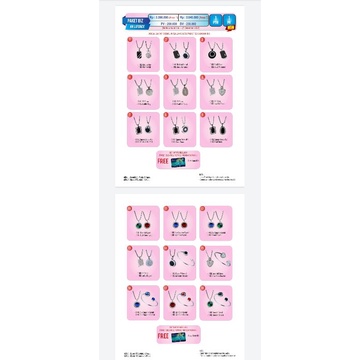 Kalung gelang kesehatan kk Liforce anti radiasi