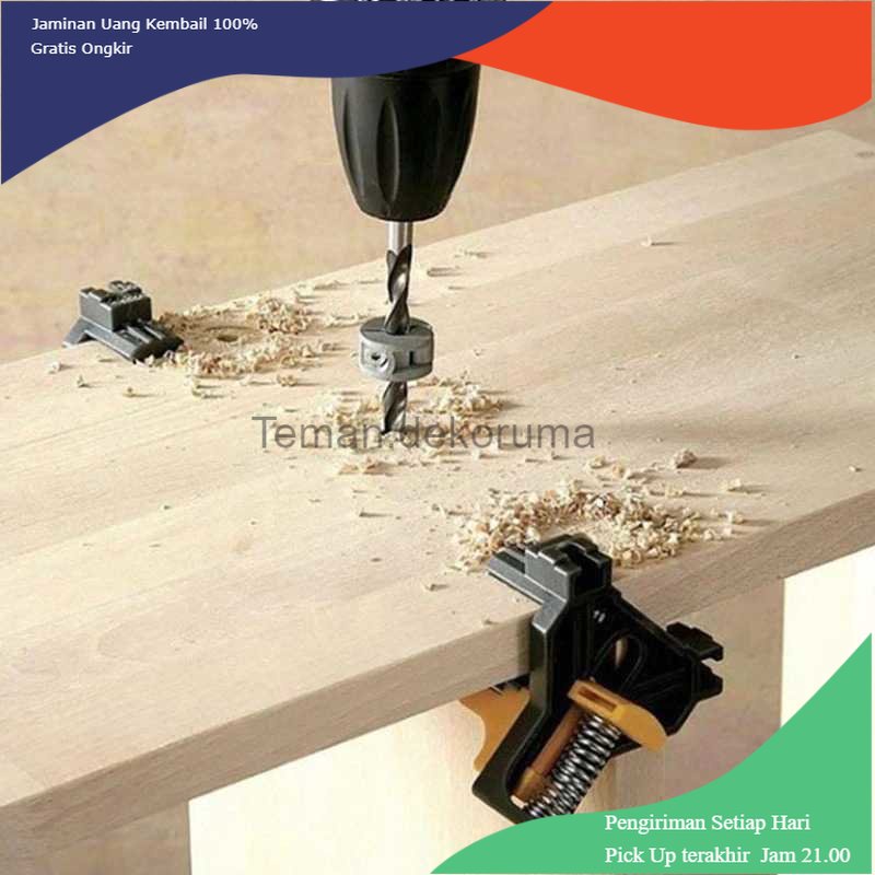 TD-PR2 VAHIGCY Corner Clamp Clip Penjepit Sudut Kayu 90 Derajat 4PCS - AT8809