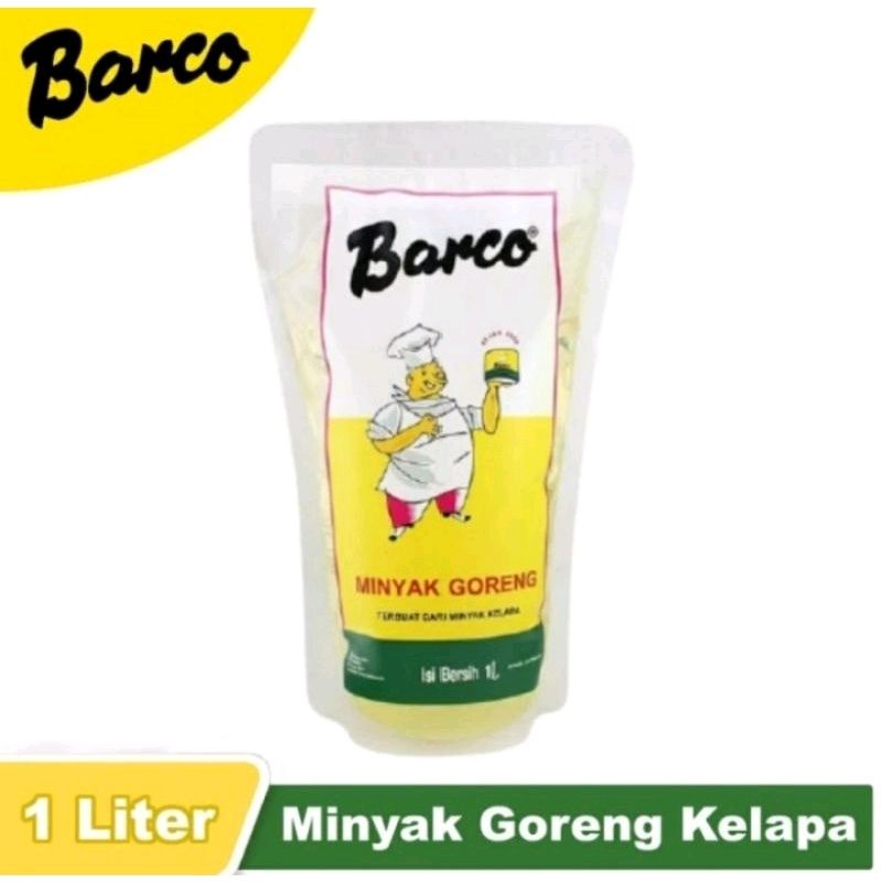 

Barco minyak kelapa barco 1 liter/minyak goreng/coconut oil