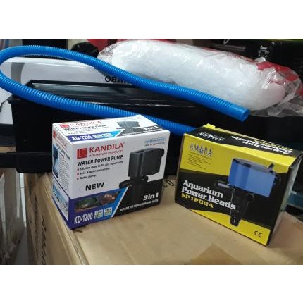 Paket Lengkap Filter Aquarium Box Besar