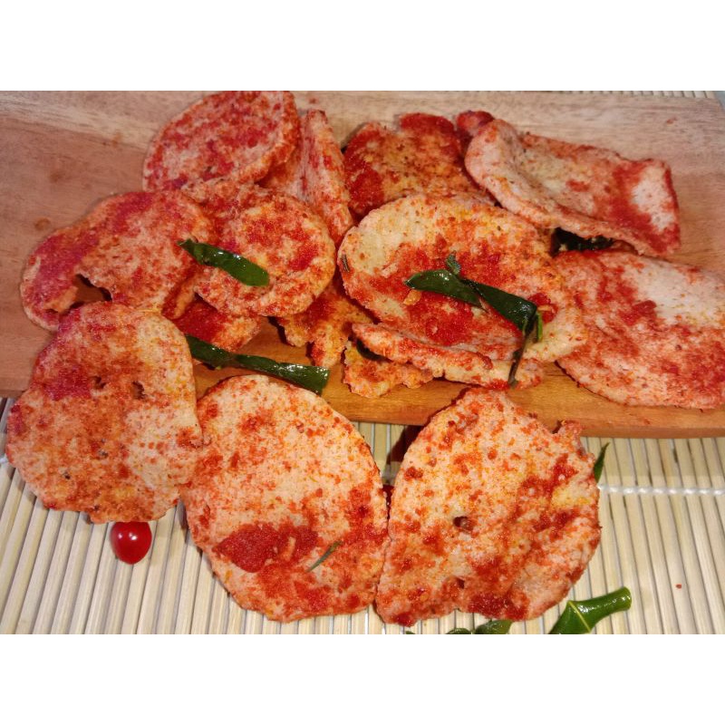 

Basreng/Basreng Ikan/ Basreng Balado Daun Jeruk/Basreng Pedas