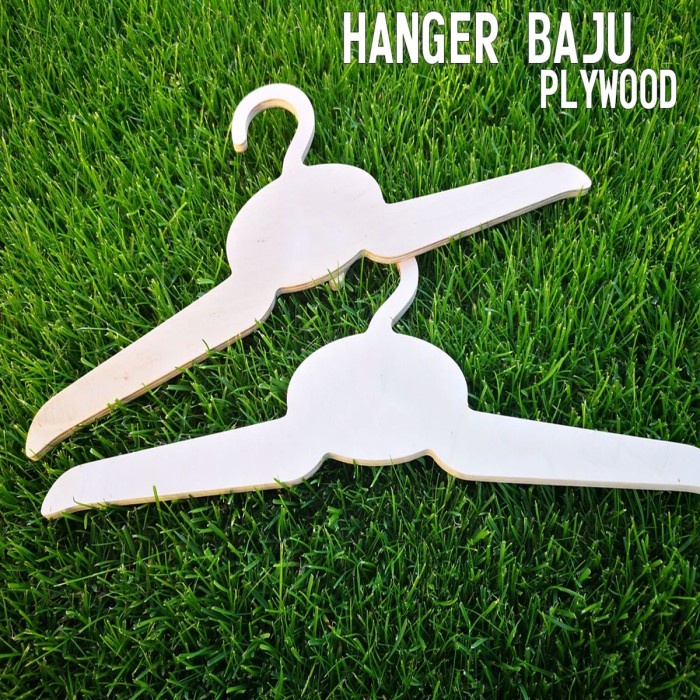 Gantungan Baju Kayu / Wooden Hanger Plywood/ Hanger Kayu Natural