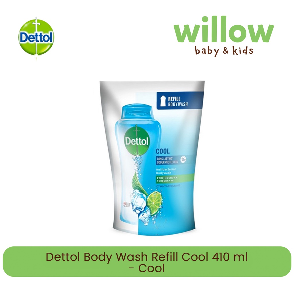 DETTOL BODY WASH REFILL COOL 410 ML