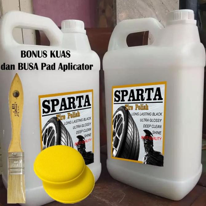 SPARTA Semir Ban 5 liter / Pengkilap Ban / Penghitam Ban Mobil Motor