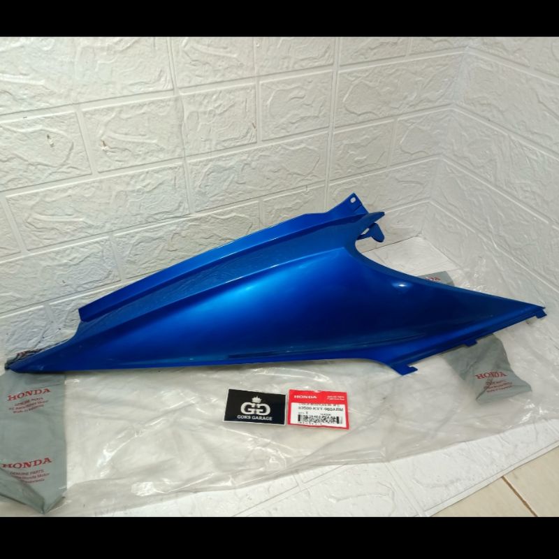 Cover body bodi belakang Honda beat karbu karburator biru muda 2008 ori original83500 kvy 960abm cov