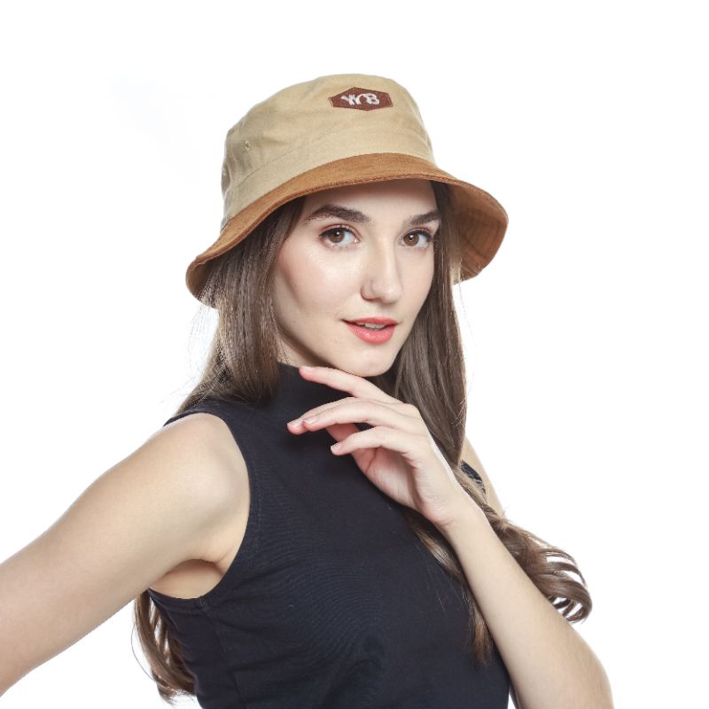 Topi Bucket Hat Summer Original - Bucket Hat corduroy Casual