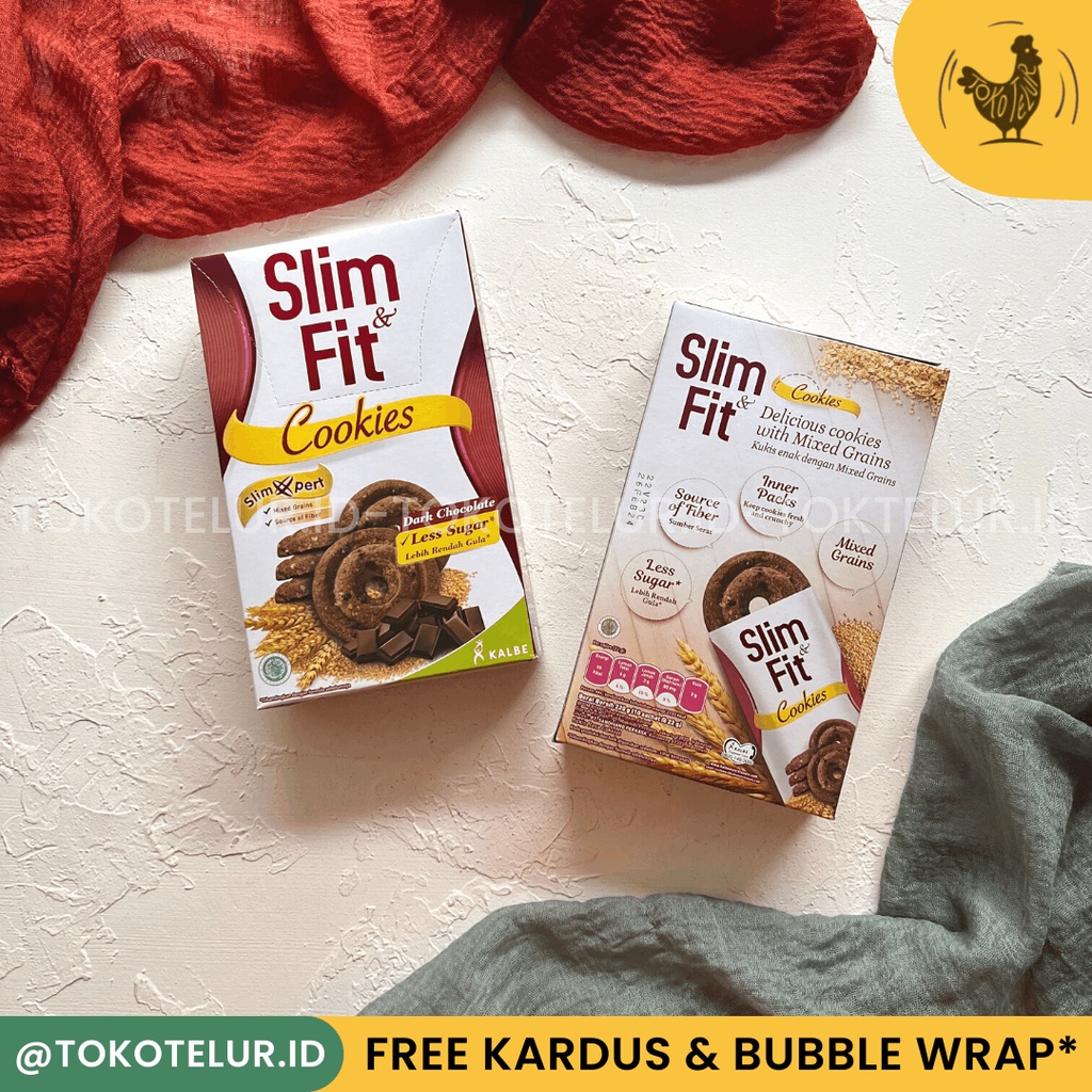 Slim &amp; Fit - Cookies Dark Chocolate &amp; Raisin Cinnamon (1Box-10sachet)