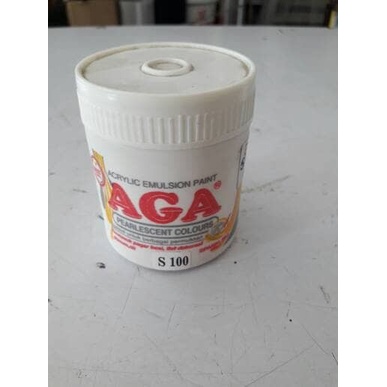 Cat AGA gold 100 cc. tembaga. perak. cat gabus. poster